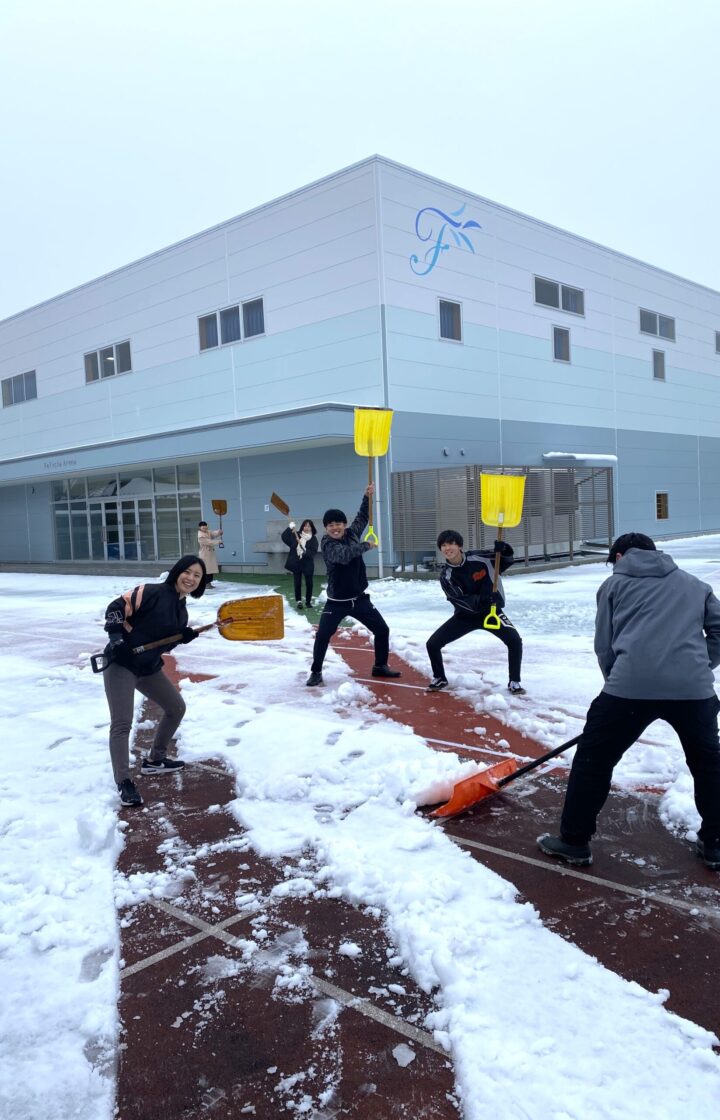 雪かきをしました